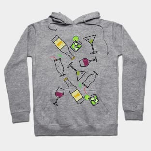 Minimalist Drink Cocktail Collection Hoodie